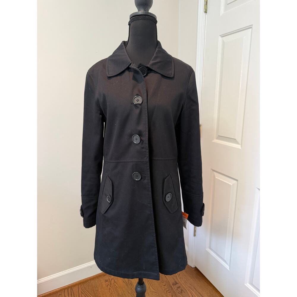 Max Studio Black Trench Coat